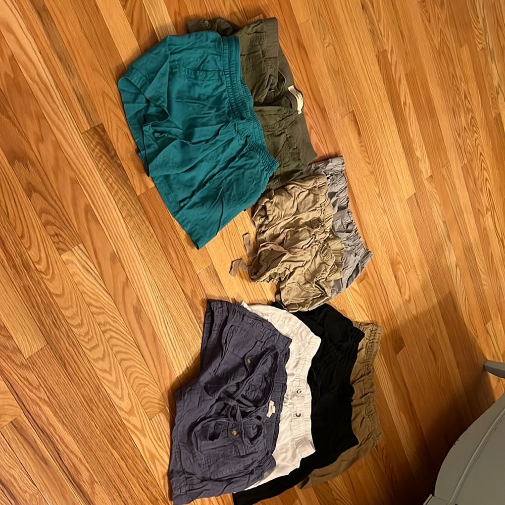 9 pairs of shorts!